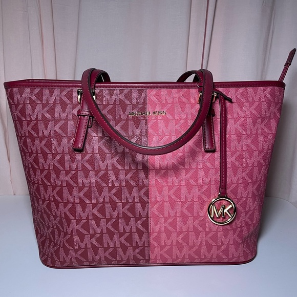 COPY - NWT Michael Kors Jet Set Mulberry Carry-All Tote - Picture 11 of 11